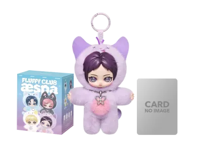 POP MART aespa Fluffy Club Series Vinyl Plush Doll Pendant Fluffy RWE NINGNING VER.