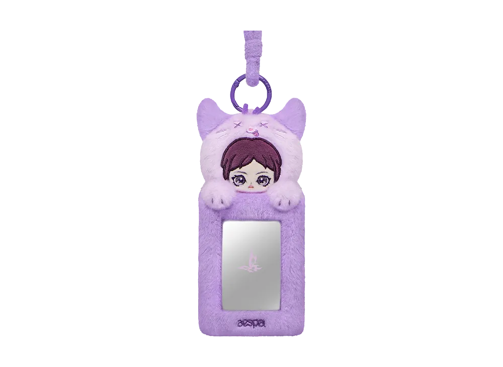 POP MART aespa Fluffy Club Series Card Holder Fluffy RWE NINGNING VER.