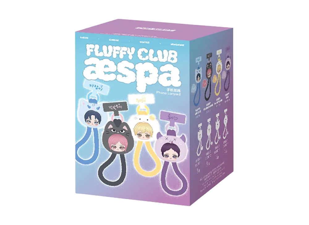 POP MART aespa Fluffy Club Series Phone Lanyard [Piece]