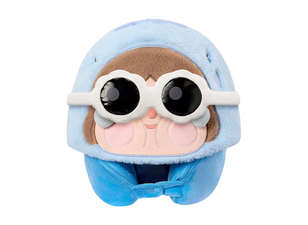 POP MART CRYBABY Cry Me an Ocean Series - 2-in-1 Neck Pillow The Jellyfish