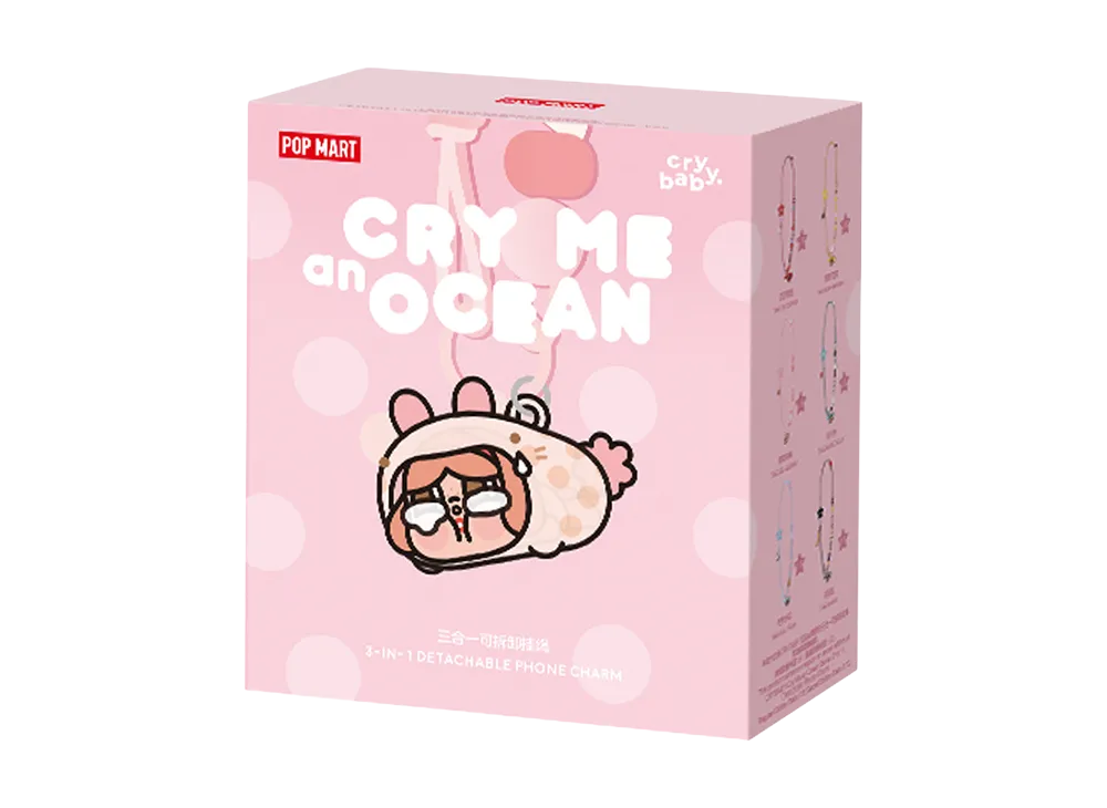 POP MART CRYBABY Cry Me an Ocean Series 3-in-1 Detachable Phone Charm [Piece]
