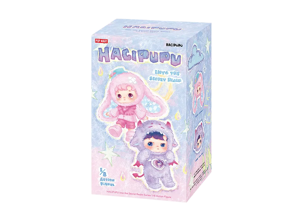 POP MART "BJD" HACIPUPU Into the Secret Realm Series 1/8 Action Figure [Piece]