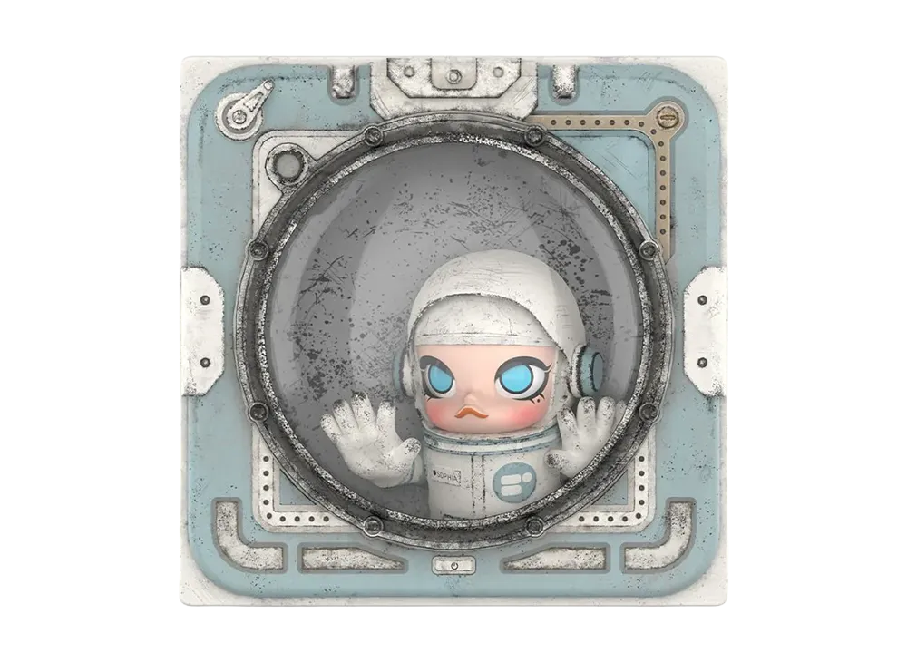 POP MART MEGA SPACE MOLLY Ashley Wood "IN SPACE" 3D Painting