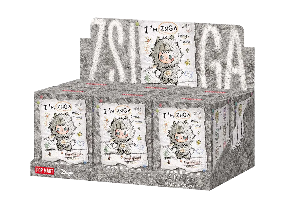 POP MART ZSIGA I'm Zsiga Series-Vinyl Plush Pendant [Assortment Box]