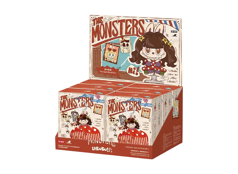 POP MART THE MONSTERS Hair Salon Series - Pendant Blind Box [Assortment Box]