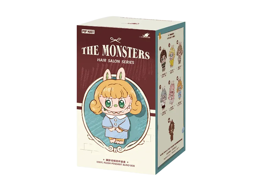 POP MART THE MONSTERS (LABUBU) Hair Salon Series - Vinyl Plush Pendant Blind Box [Piece]
