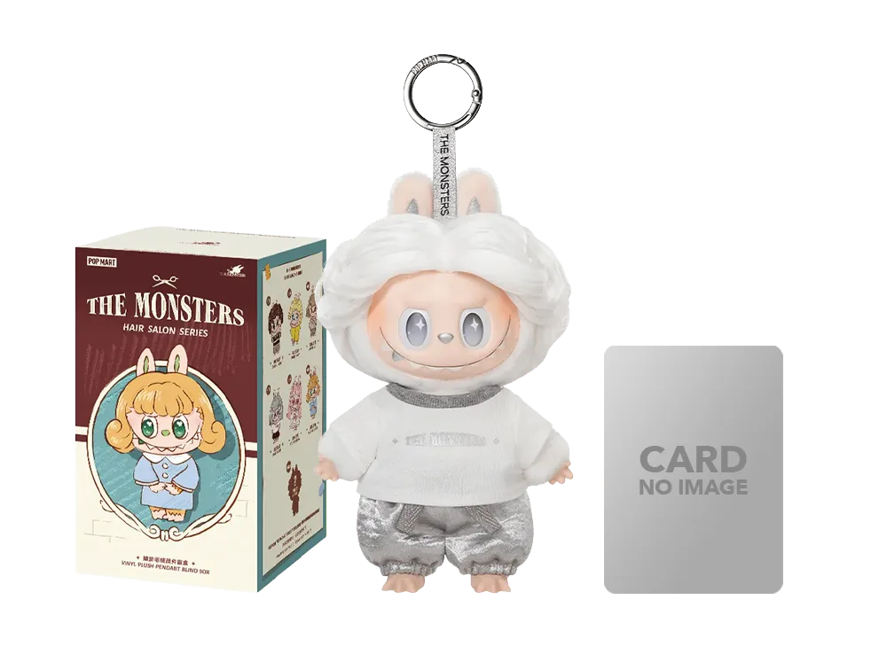 POP MART THE MONSTERS (LABUBU) Hair Salon Series - Vinyl Plush Pendant HAZY NOISE (Secret)