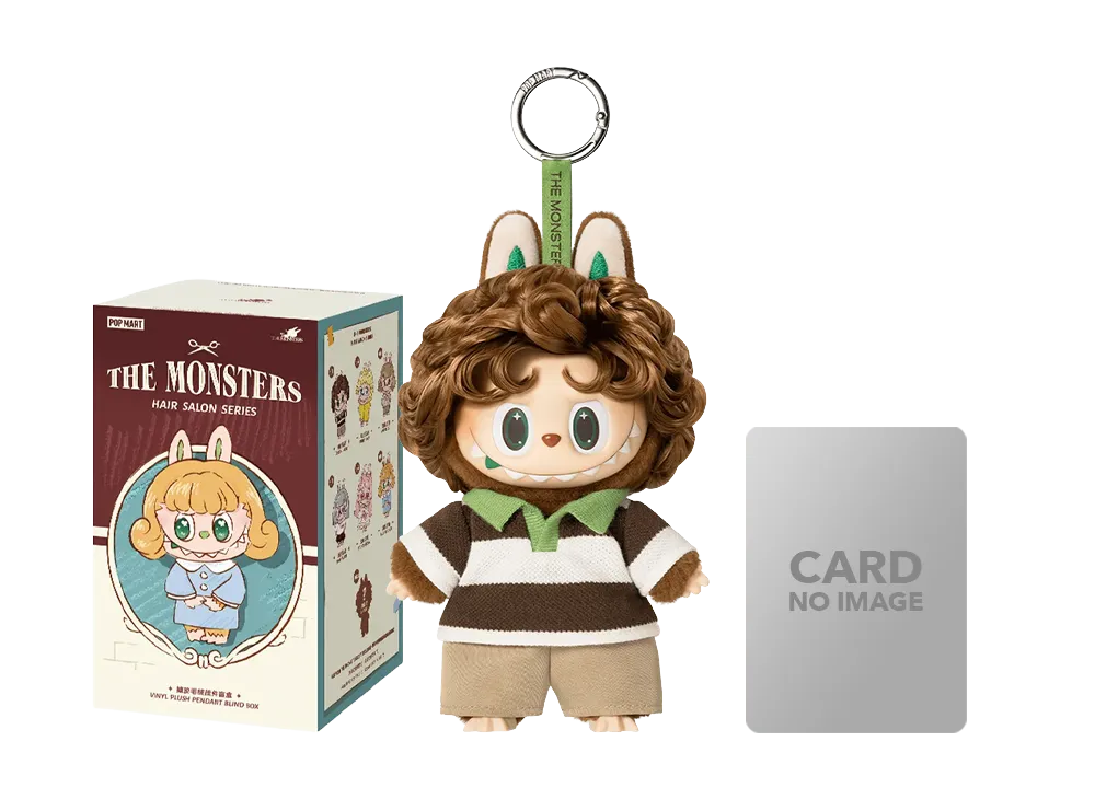 POP MART THE MONSTERS (LABUBU) Hair Salon Series - Vinyl Plush Pendant COASTAL VIBES