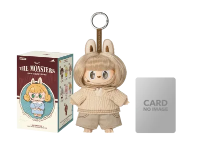 POP MART THE MONSTERS (LABUBU) Hair Salon Series - Vinyl Plush Pendant WARM OAT