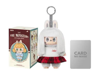 POP MART THE MONSTERS (LABUBU) Hair Salon Series - Vinyl Plush Pendant BORN REBEL