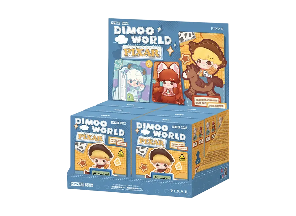 POP MART DIMOO WORLD x PIXAR Series Timer Magnet [Assortment Box]