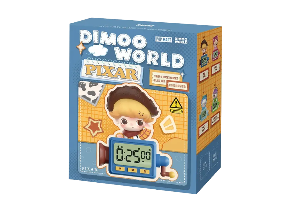 POP MART DIMOO WORLD x PIXAR Series Timer Magnet [Piece]