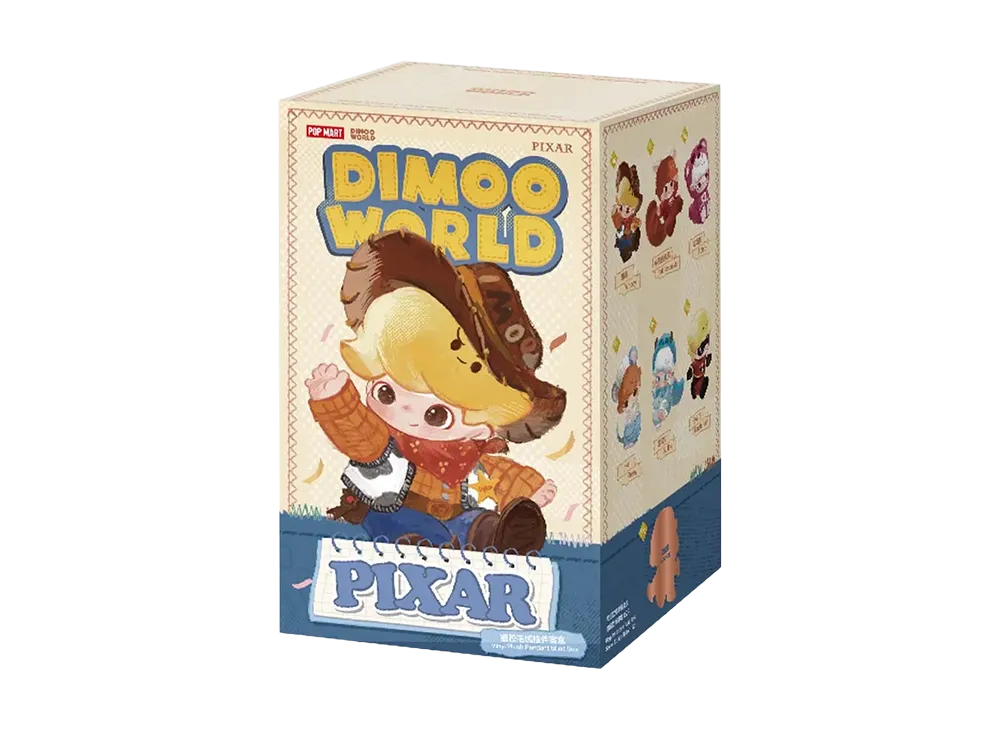 POP MART DIMOO WORLD x PIXAR Series - Vinyl Plush Pendant Blind Box [Piece]