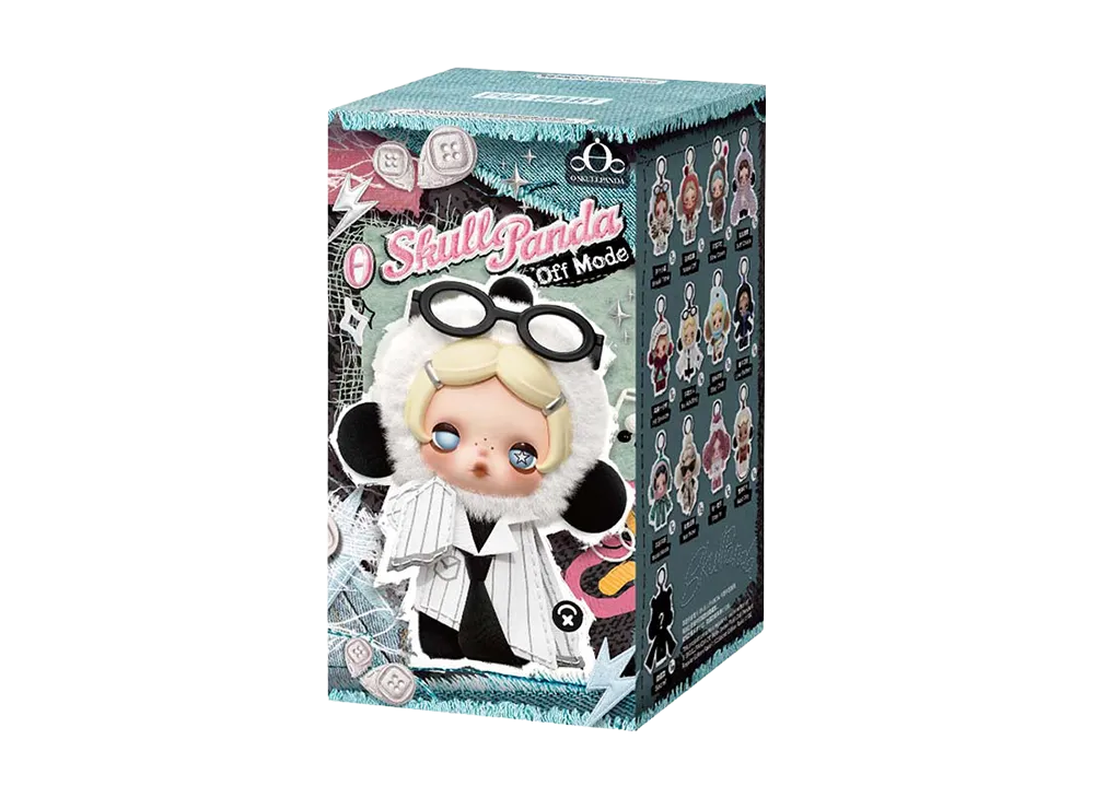 POP MART θ SKULLPANDA Off Mode Series Plush Doll Pendant [Piece]