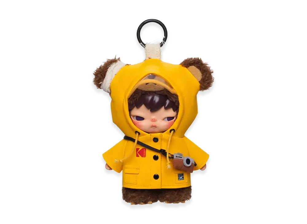 POP MART Hirono x Kodak Click Bear Plush Keychain
