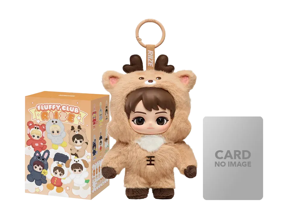 POP MART RIIZE Fluffy Club Series Vinyl Plush Doll Pendant Fluffy URAKBAM