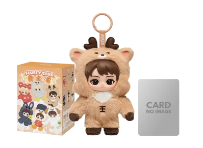 POP MART RIIZE Fluffy Club Series Vinyl Plush Doll Pendant Fluffy URAKBAM