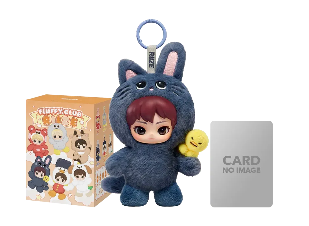 POP MART RIIZE Fluffy Club Series Vinyl Plush Doll Pendant Fluffy TONYANGDEOK