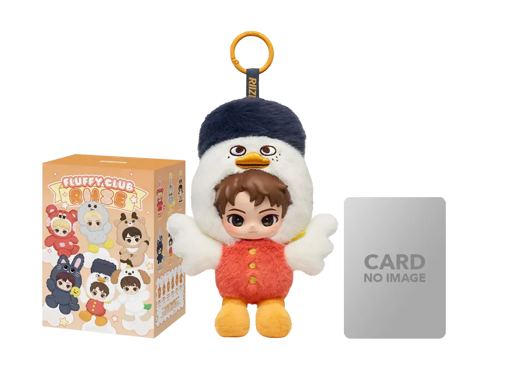POP MART RIIZE Fluffy Club Series Vinyl Plush Doll Pendant Fluffy DDOLBYEONG