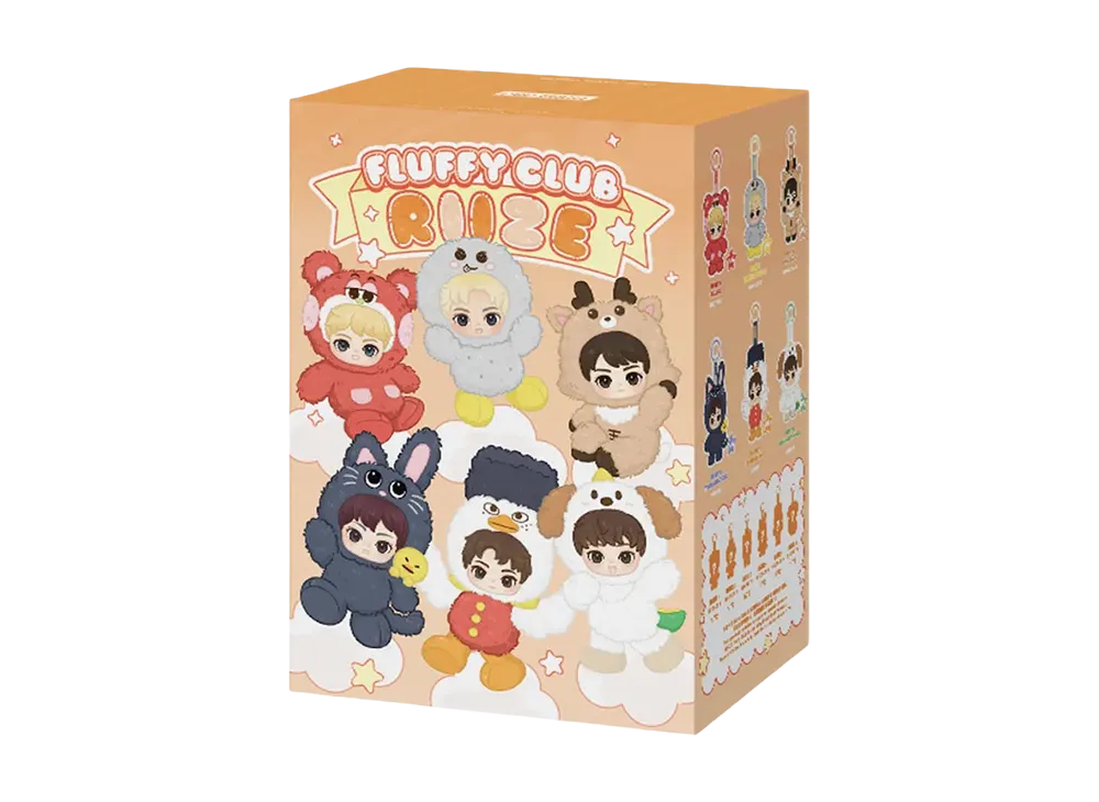 POP MART RIIZE Fluffy Club Series Vinyl Plush Doll Pendant [Piece]