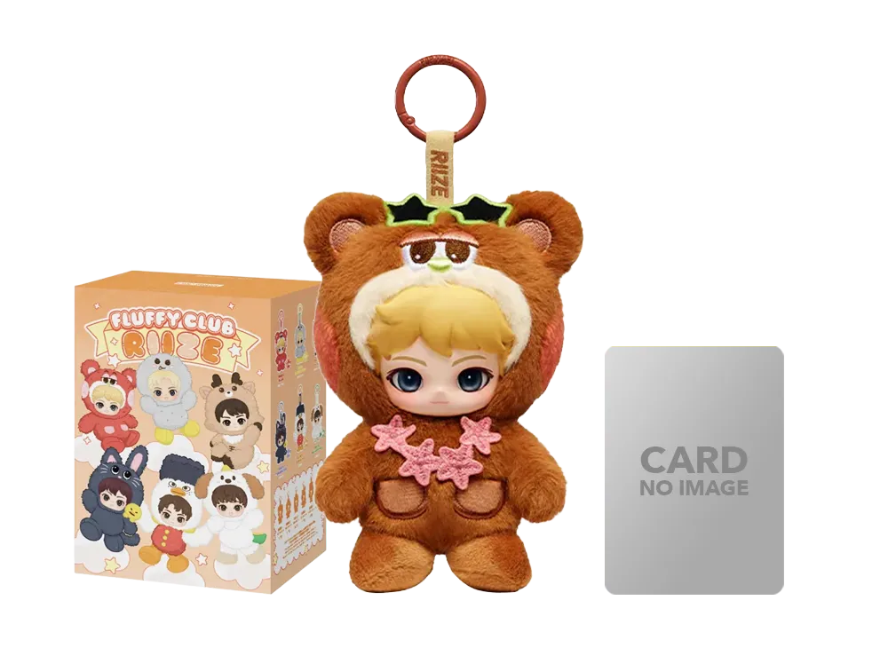 POP MART RIIZE Fluffy Club Series Vinyl Plush Doll Pendant Fluffy RIZUKO (Secret)