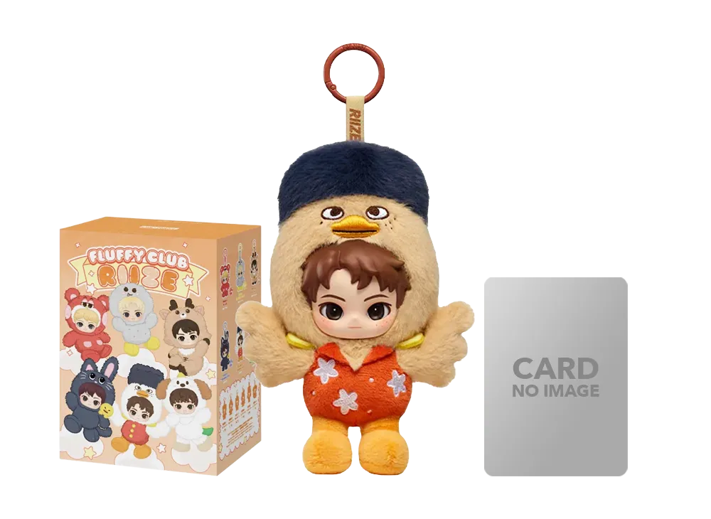 POP MART RIIZE Fluffy Club Series Vinyl Plush Doll Pendant Fluffy DDOLBYEONG (Secret)