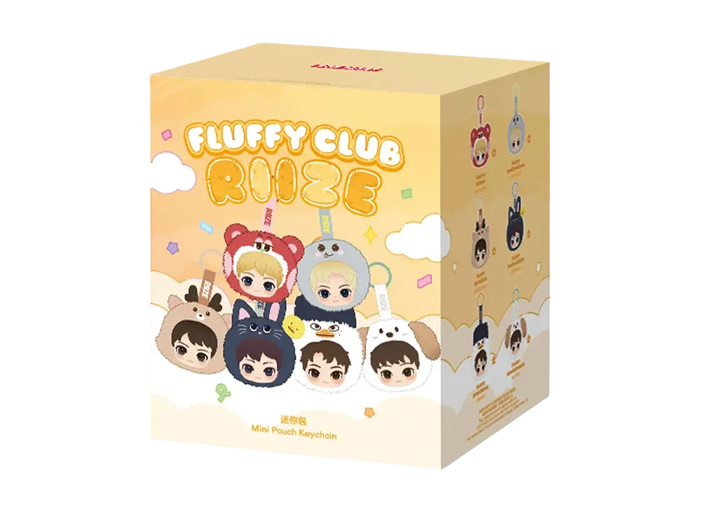 POP MART RIIZE Fluffy Club Series Mini Pouch Keychain [Piece]