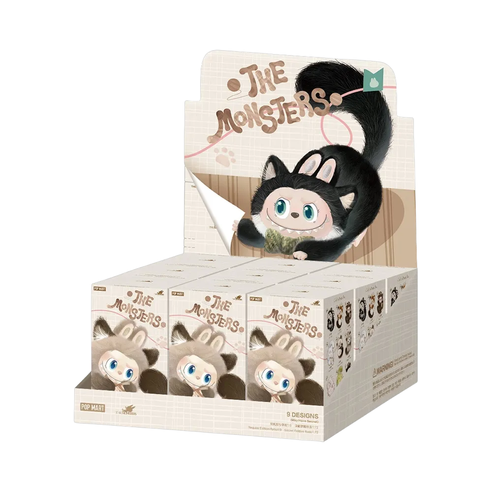 POP MART THE MONSTERS (LABUBU) CAT MODE ON SERIES - Vinyl Plush Pendant Blind Box [Assortment Box]