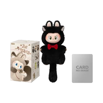 POP MART THE MONSTERS (LABUBU) CAT MODE ON SERIES - Vinyl Plush Pendant Midnight Kitty