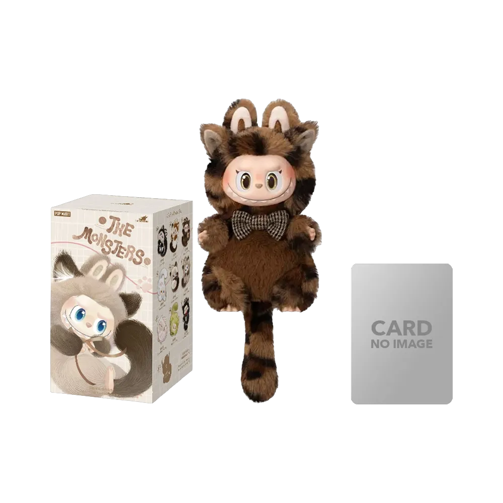 POP MART THE MONSTERS (LABUBU) CAT MODE ON SERIES - Vinyl Plush Pendant Leopard Kitty