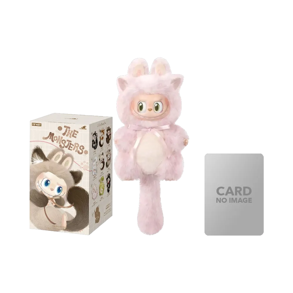 POP MART THE MONSTERS (LABUBU) CAT MODE ON SERIES - Vinyl Plush Pendant Strawberry Kitty