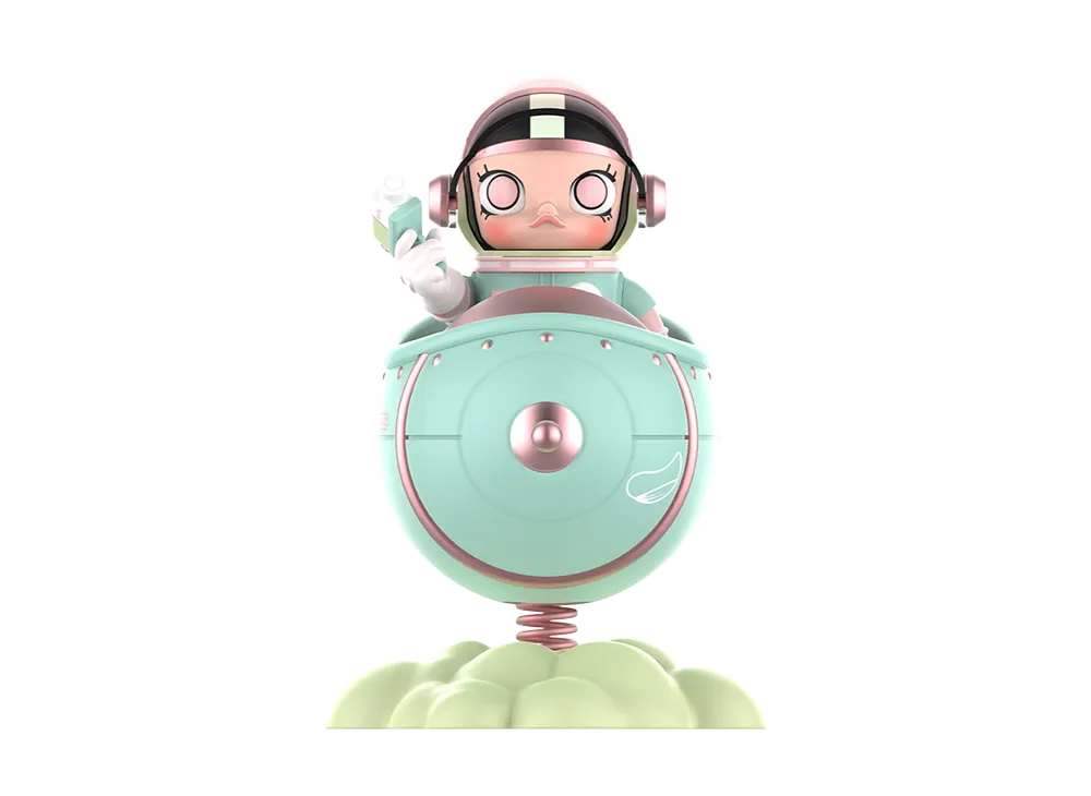 POP MART "MEGA COLLECTIONS" MEGA SPACE MOLLY 100% Blooming Series-Lotus Flower (Vietnam)