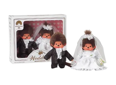 Sekiguchi Monchhichi Wedding Set
