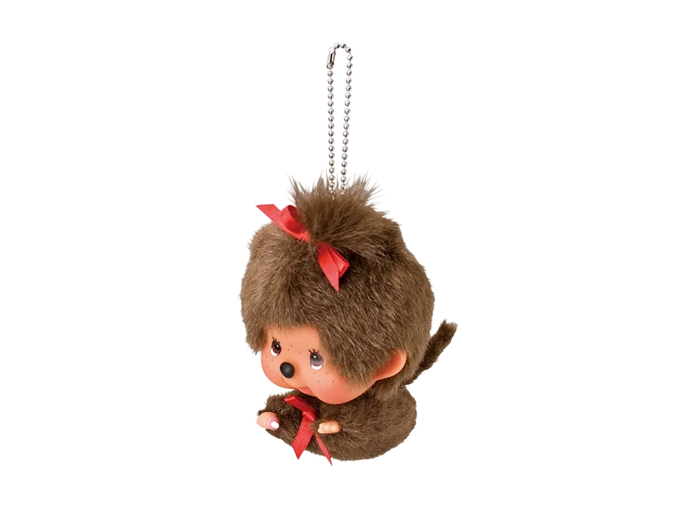 Sekiguchi Kao-deka Monchhichi Fly! Keychain Girl