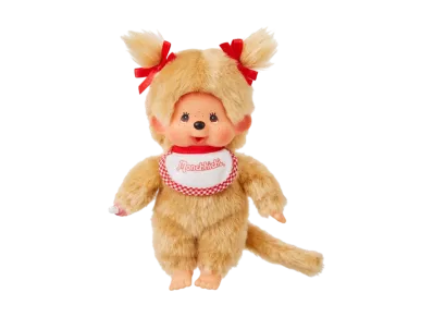 Sekiguchi "Premium Standard" Monchhichi S Size Beige Twin-tail Girl