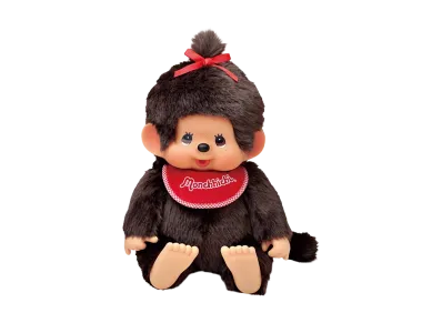 Sekiguchi "Premium Standard" Soft Monchhichi Brown L Size Girl