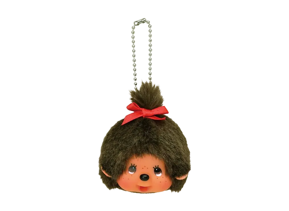 Sekiguchi Monchhichi Face Badge Mascot Girl