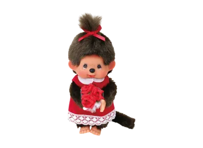 Sekiguchi Flower Bouquet Monchhichi Girl Red Flower