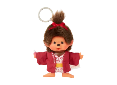 Sekiguchi Onsen Monchhichi Girl Flat Keychain