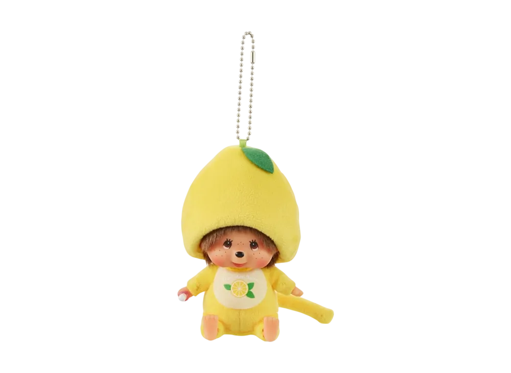 Sekiguchi Mon Mon Farm Lemon Monchhichi Kao-deka SS Keychain Boy