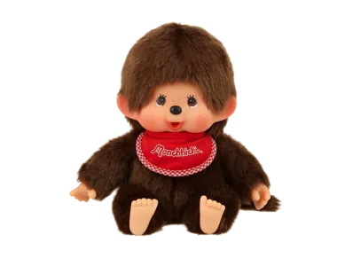 Sekiguchi "Premium Standard" Monchhichi M Brown Boy Sitting