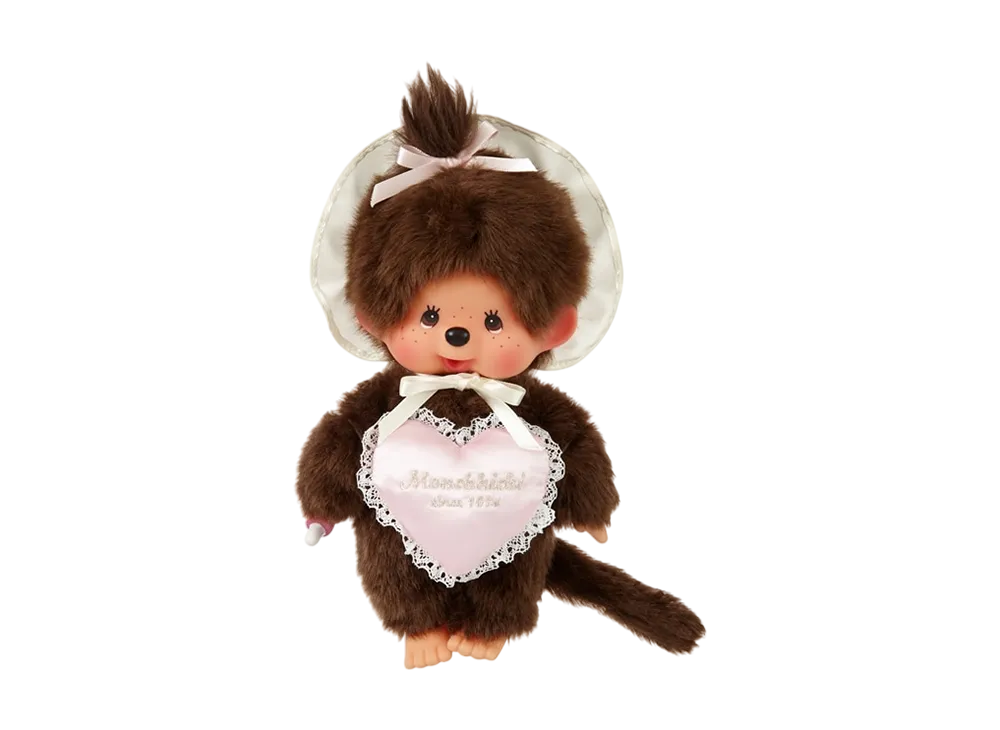 Sekiguchi Monchhichi-chan & Ribbon Design Necklace Set