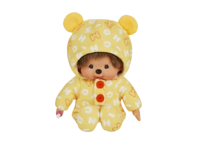 Sekiguchi Print Romper S Monchhichi-kun Yellow