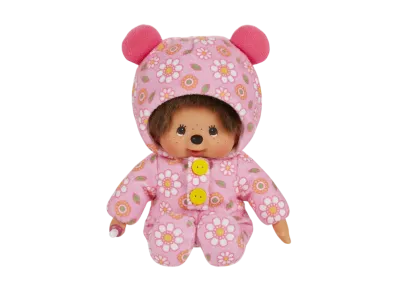Sekiguchi Print Romper S Monchhichi-chan Pink