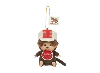 Sekiguchi Let's! Parade Monchhichi Kao-deka SS Keychain Boy