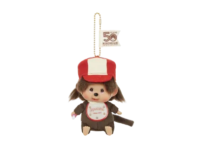 Sekiguchi Let's! Parade Monchhichi Kao-deka SS Keychain Girl