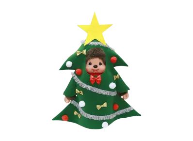 Sekiguchi Christmas Tree Monchhichi 2L Size Boy