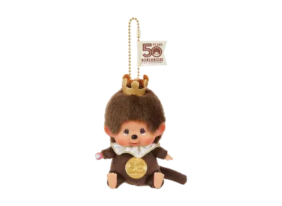 Sekiguchi Let's! Party Monchhichi SS Kao-deka Keychain Boy