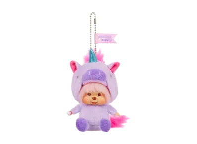 Sekiguchi Shinako x Monchhichi SS Kao-deka Keychain (Unicorn)