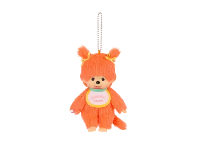 Sekiguchi Monchhichi COLORS Keychain Orange Girl